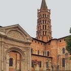 Clocher et côté sud de la Basilique Saint-Sernin