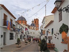 Clocher et dômes de l’Eglise de la Vierge de Consuelo à Altea...