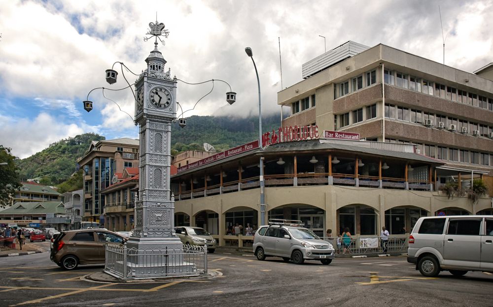  Clocktower in Victoria Seychellen