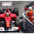 Close Call Fernando Alonso Monaco 2011