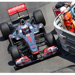 Close Call Jenson Button Monaco 2011