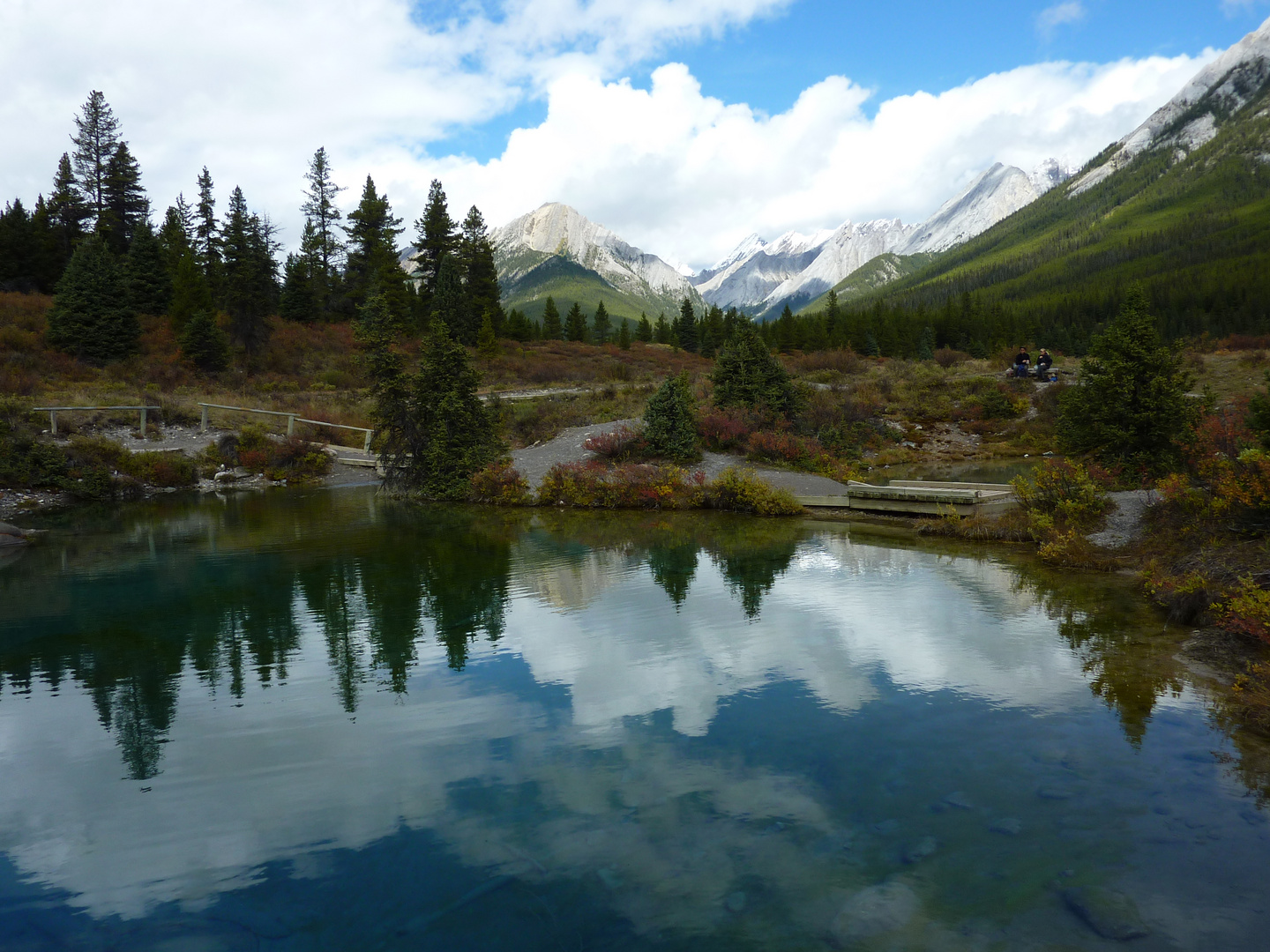 Close to Banff, taking a hike