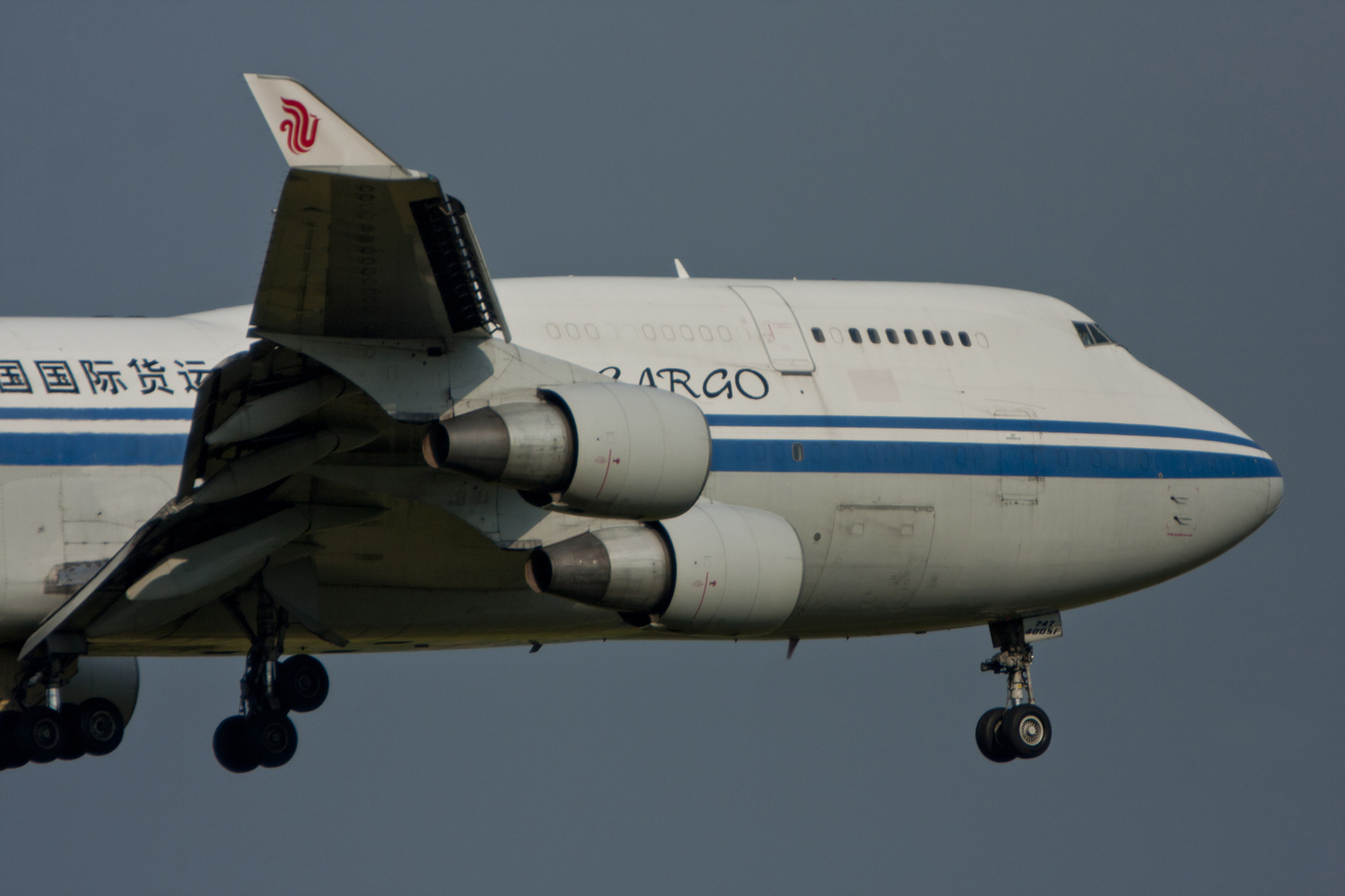 Close up Boeing 747-433(SF) Air China Cargo