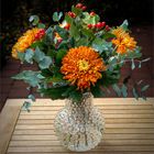 Close-up of flowers on table