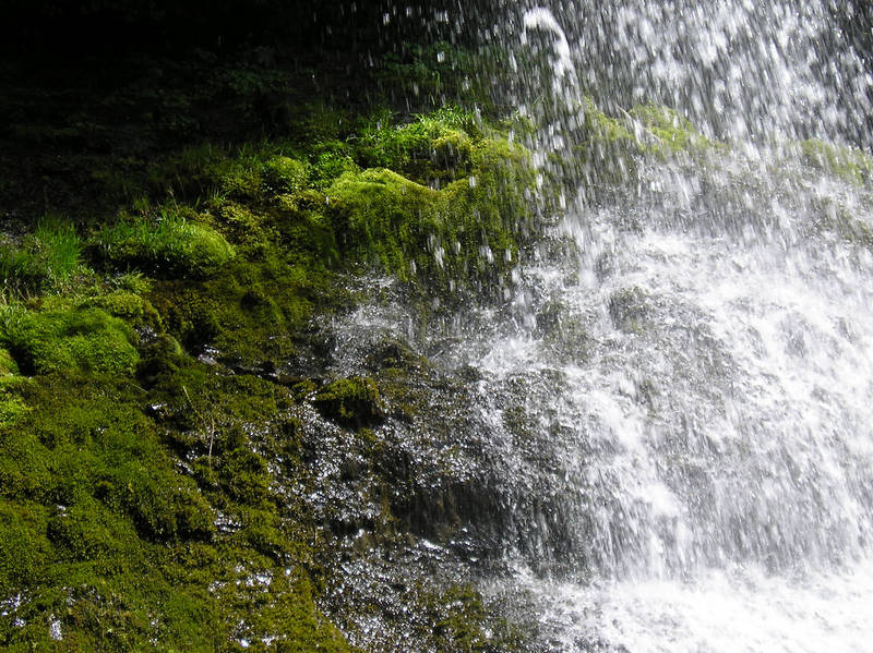 Close up of one of many falls in Hylite