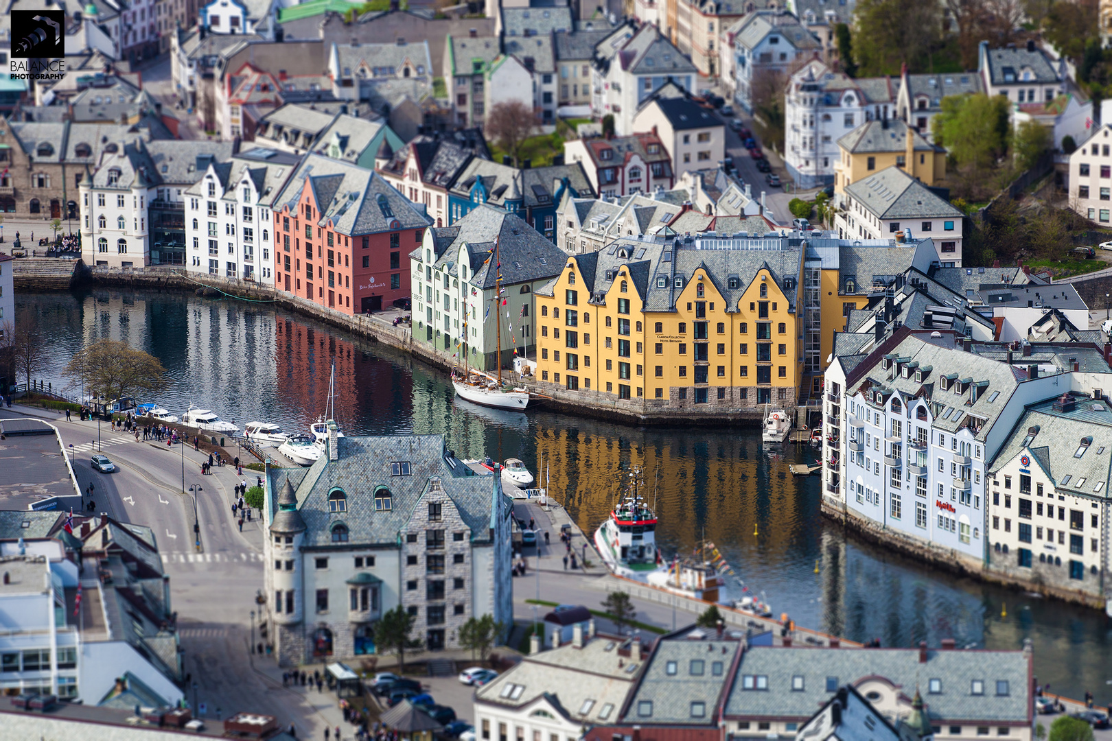 Close up von Alesund