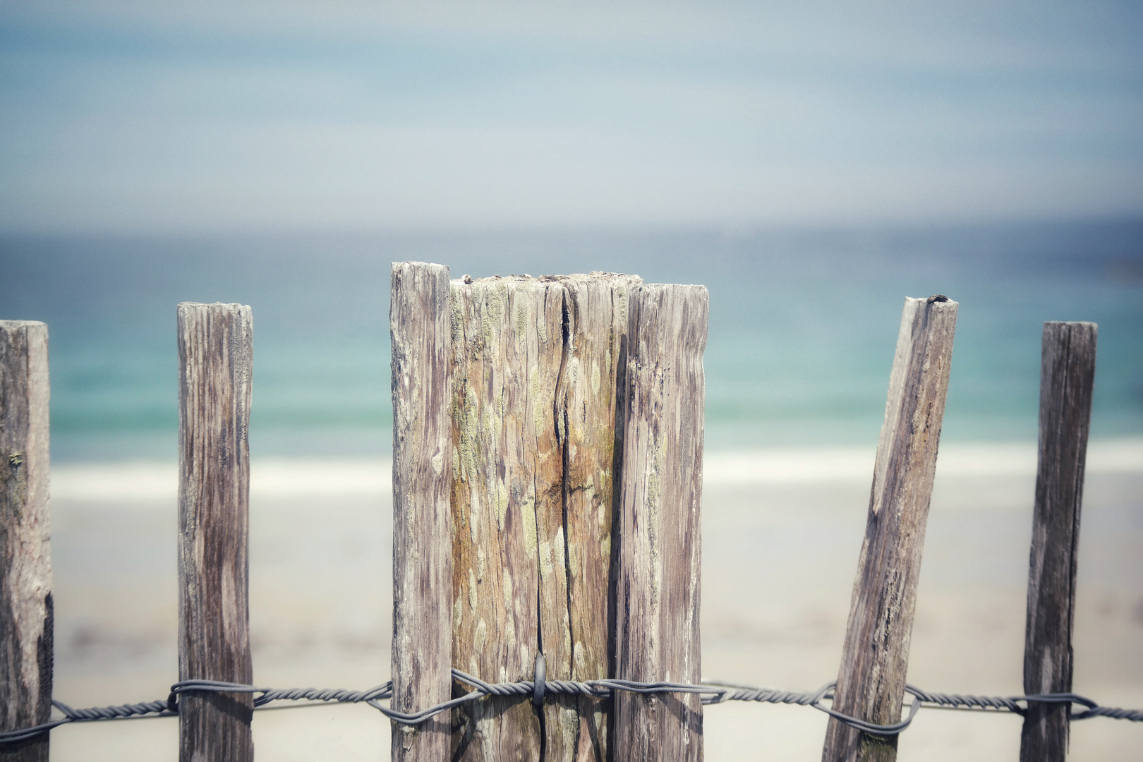 Clôture avec vue sur la mer