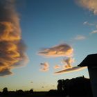 Cloud at sunset