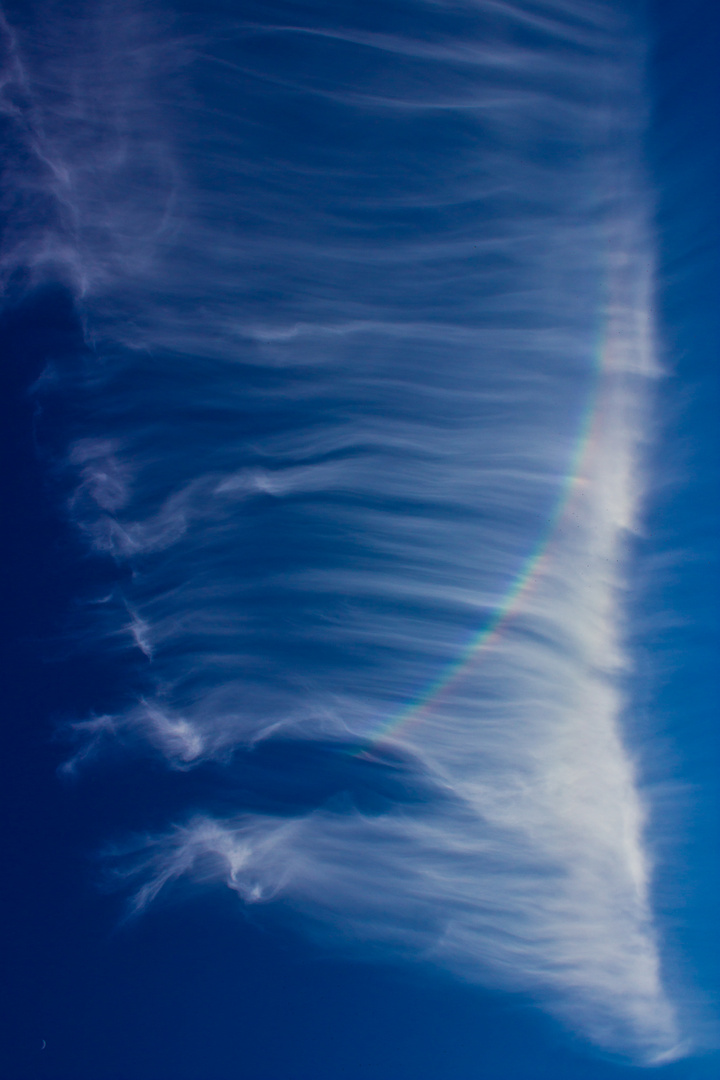 Cloud, Moon, Rainbow