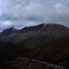 Cloud. Mountain. Road