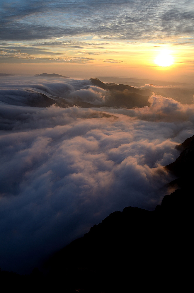 Cloud sea with sunrise