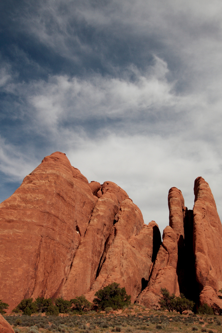 clouds above the rocks II