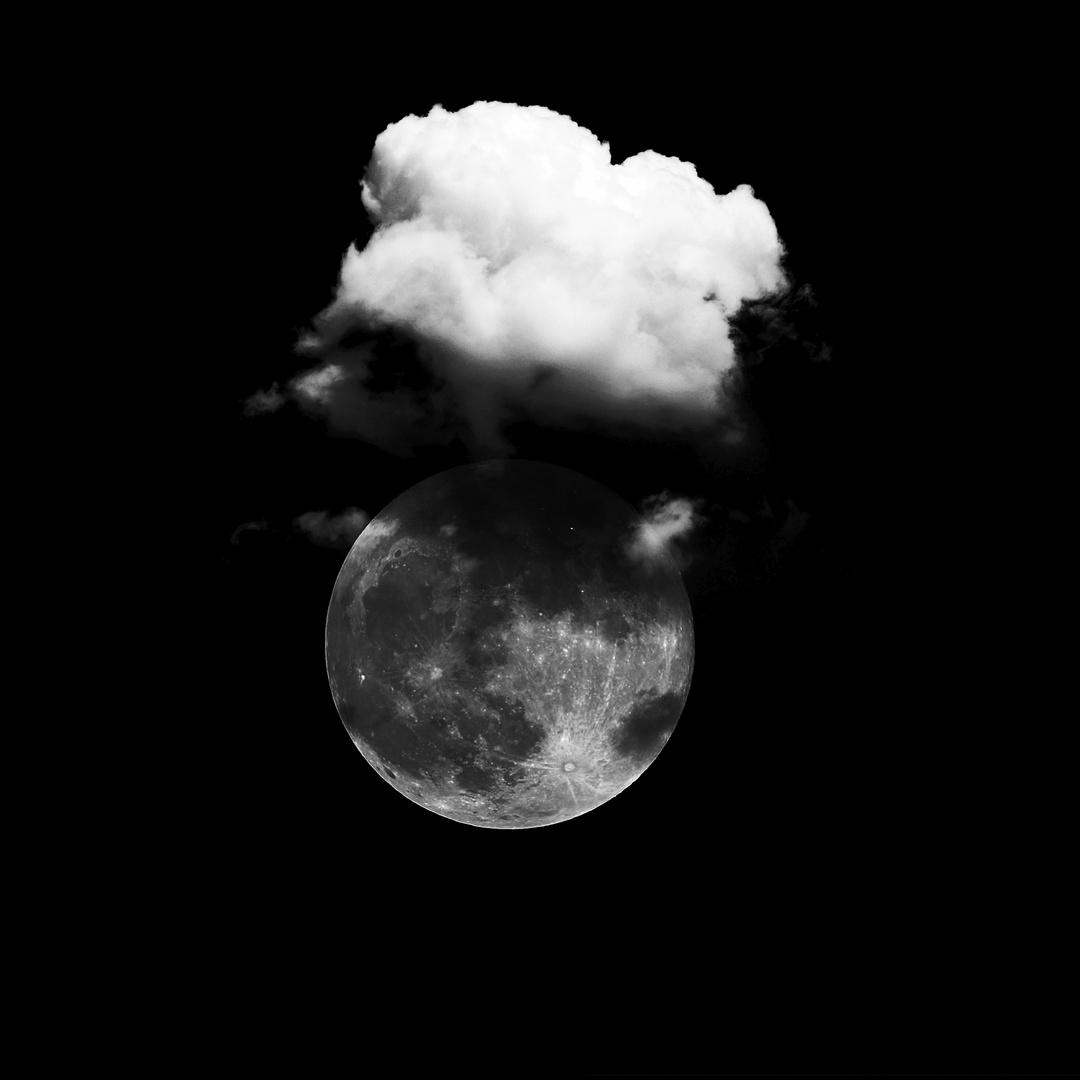 Clouds Across The Moon