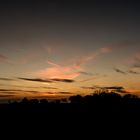 clouds after sunset