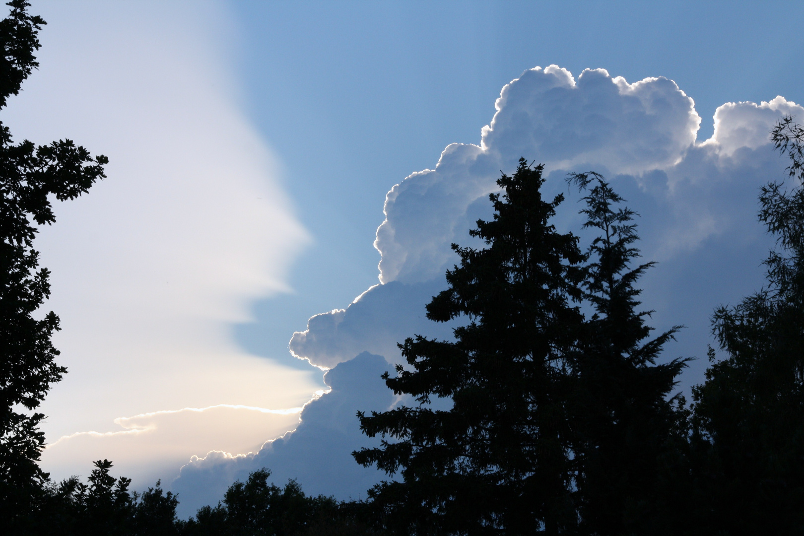 Clouds and light.