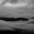 Clouds and mountains