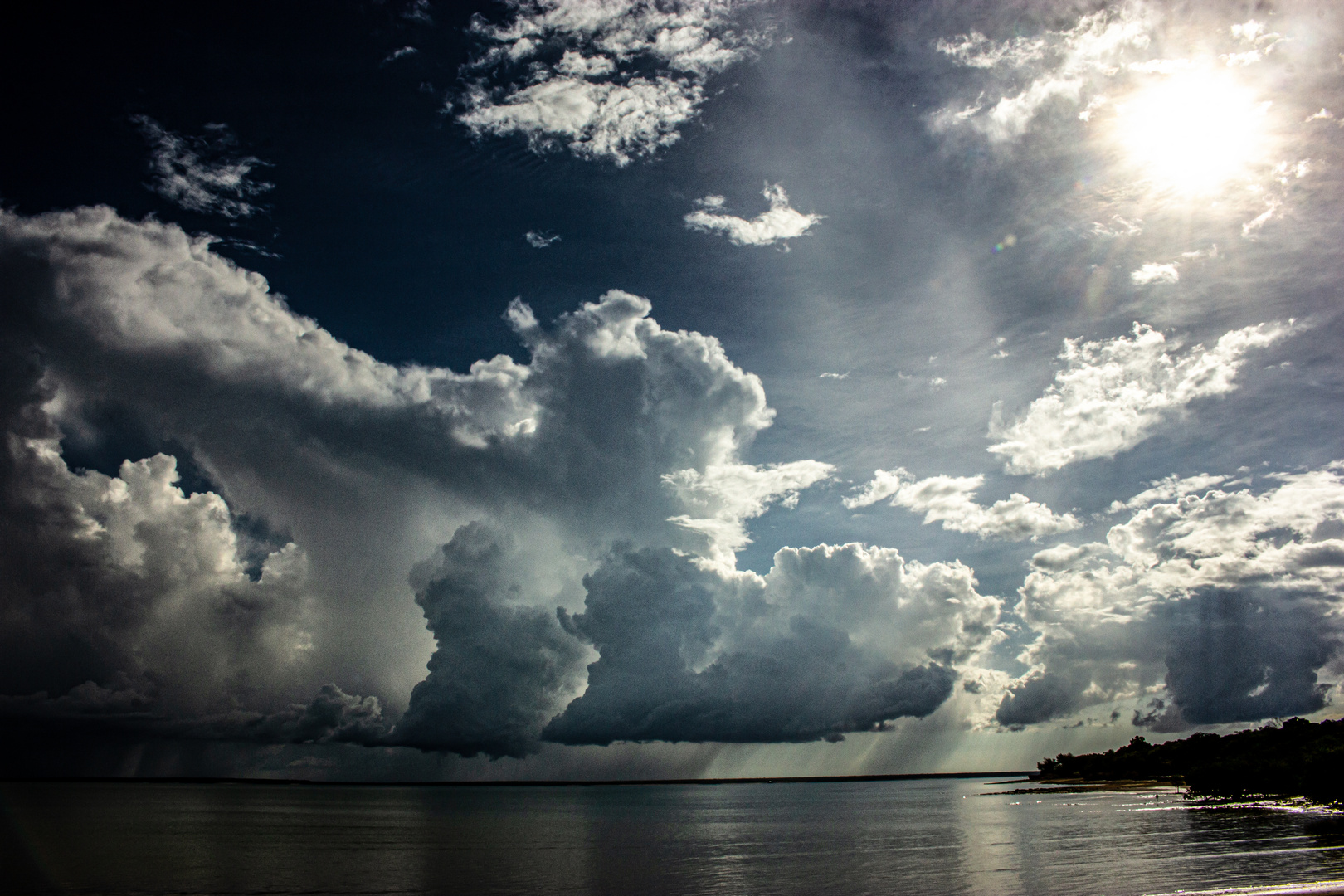 Clouds And Rain Shower