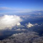 Clouds and rainbow