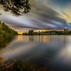 Clouds and the Lake Herrensee 