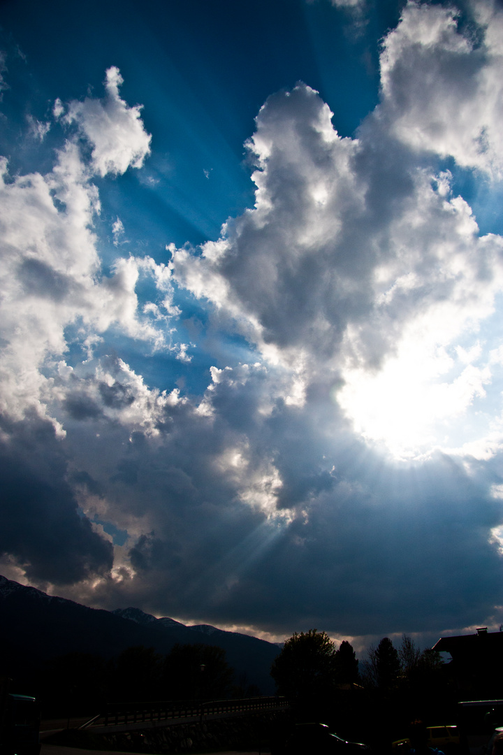 Clouds and the power of the sun