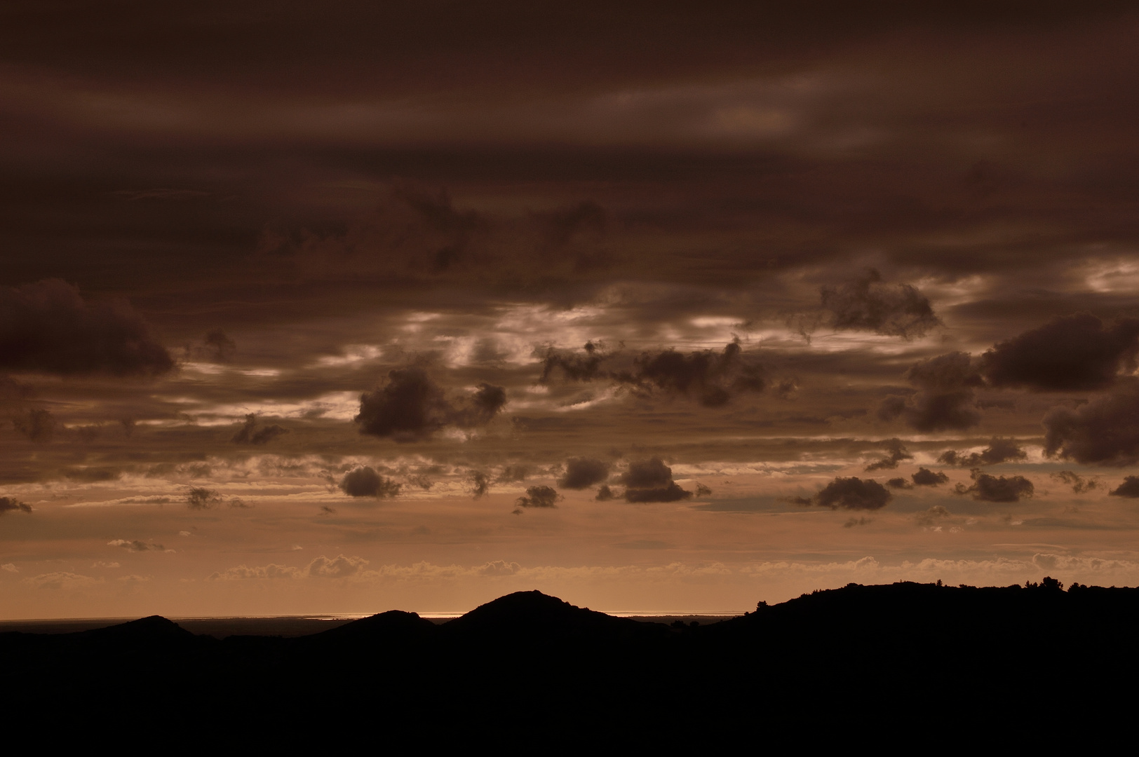 Clouds at sunset