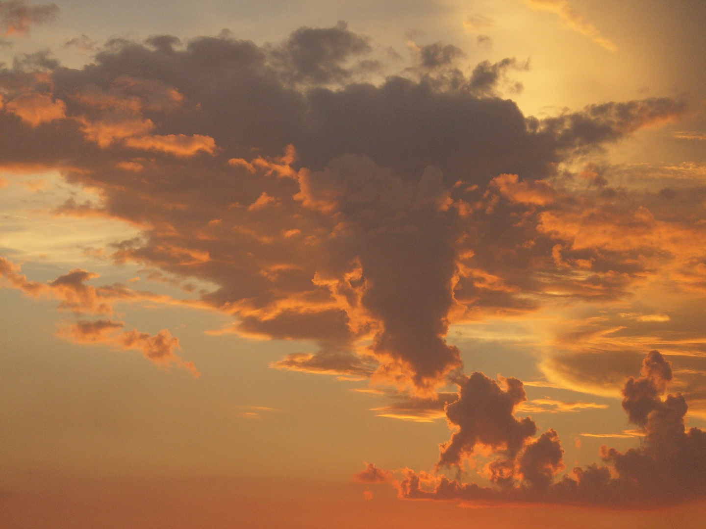 clouds at sunset