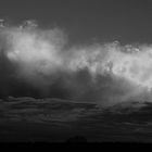 clouds bw