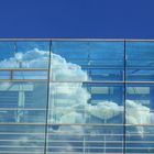 Clouds on glass