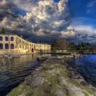 Clouds on the lake