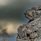 Clouds on the rocks