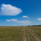 Clouds over a countryroad