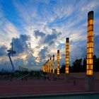 Clouds over Anella Olimpica