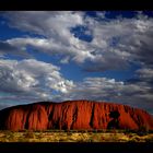 Clouds over Ayers Rock