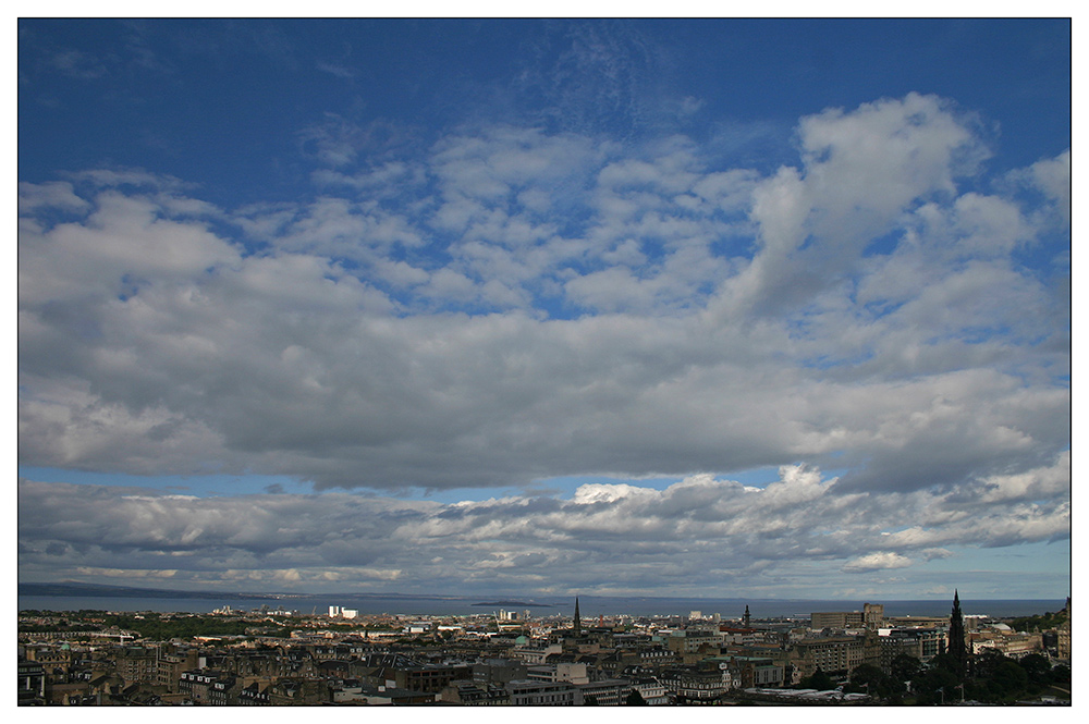 Clouds over Edinburgh