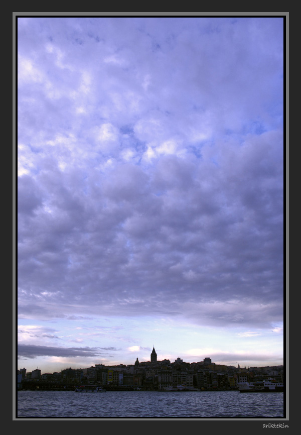 CLOUDS OVER "GALATA TOWER"