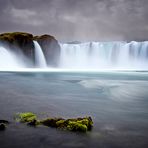 Clouds over Goðafoss