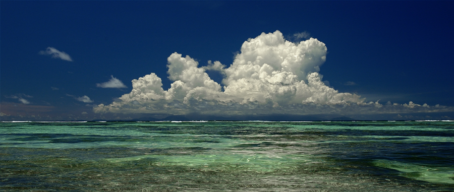 Clouds over Mahe Island