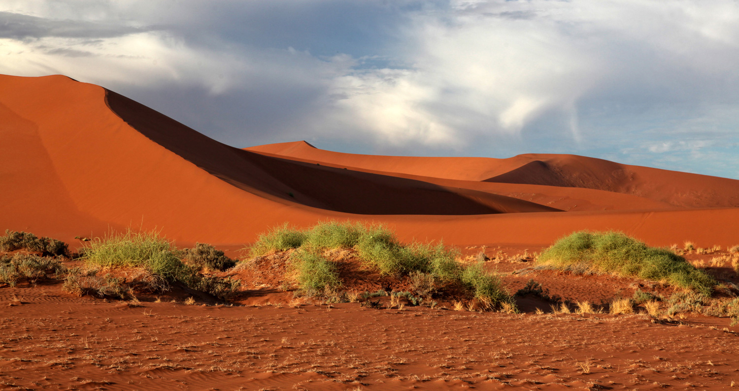 clouds over sossusvlei