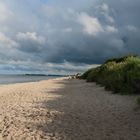 Clouds over the beach