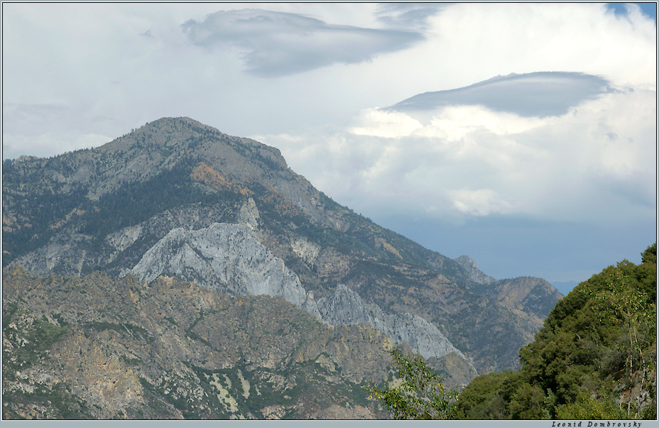 Clouds over the canyon