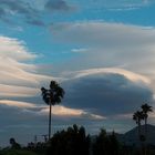 clouds over the desert