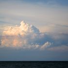 clouds over the sea