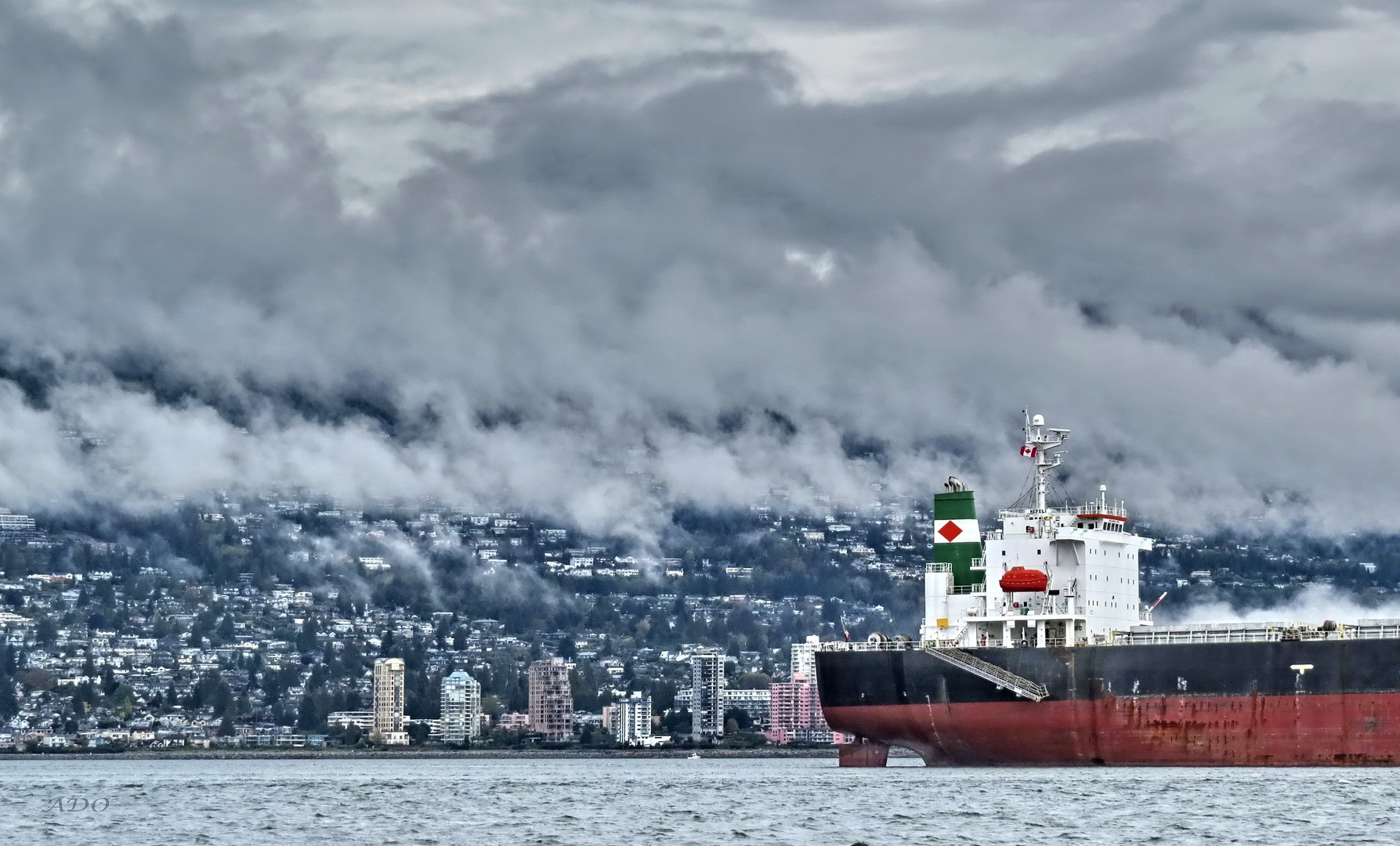 Clouds over West Vancouver