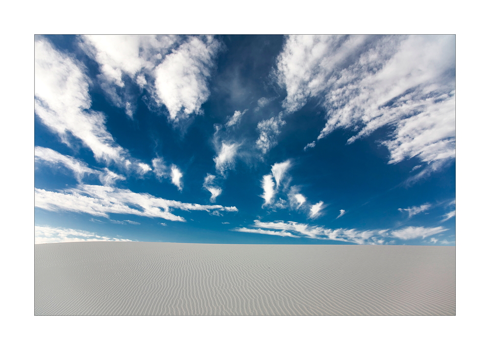 Clouds over White Sands