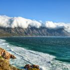 Clouds rolling over mountain at Kool Bay