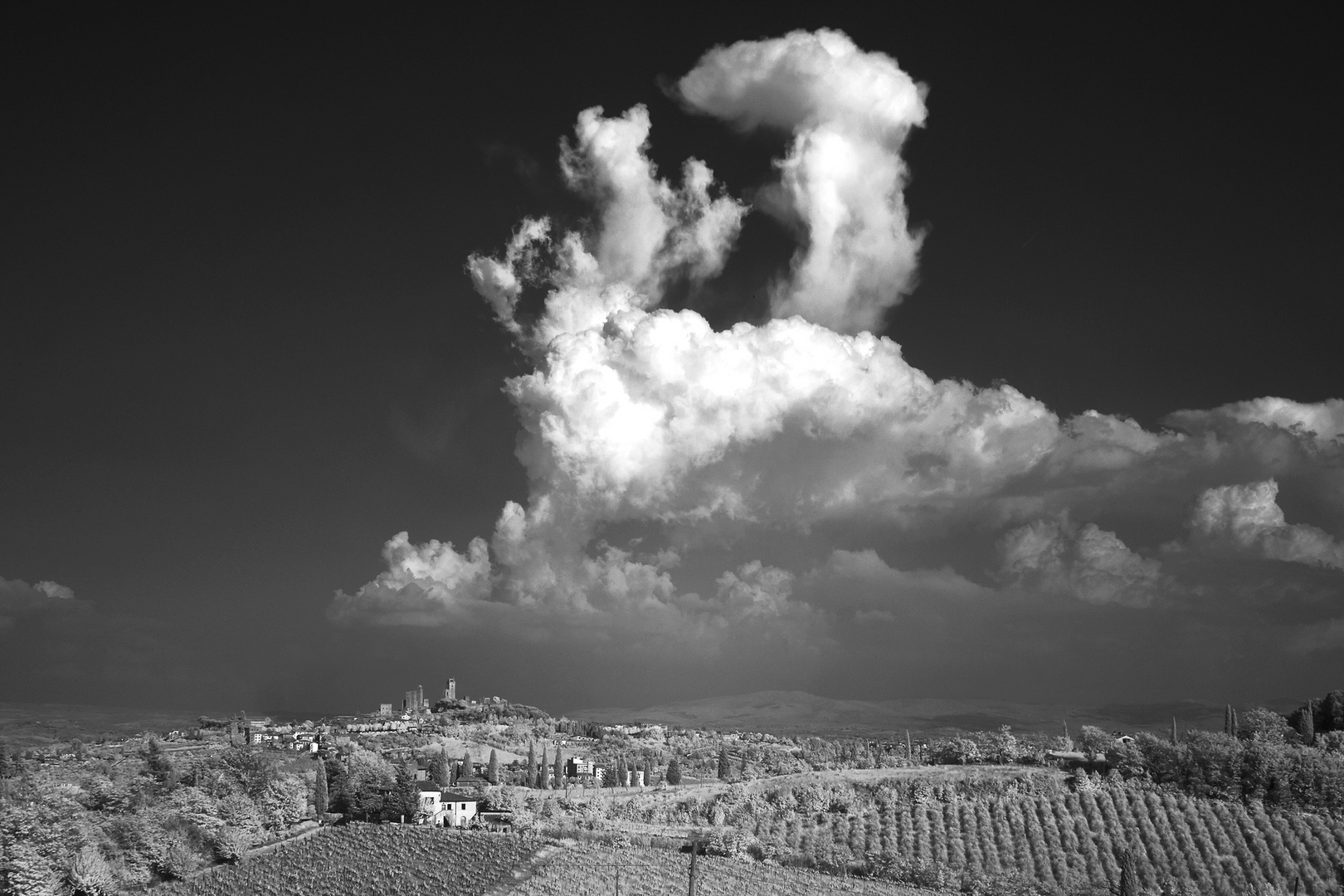 Clouds & San Gimignano