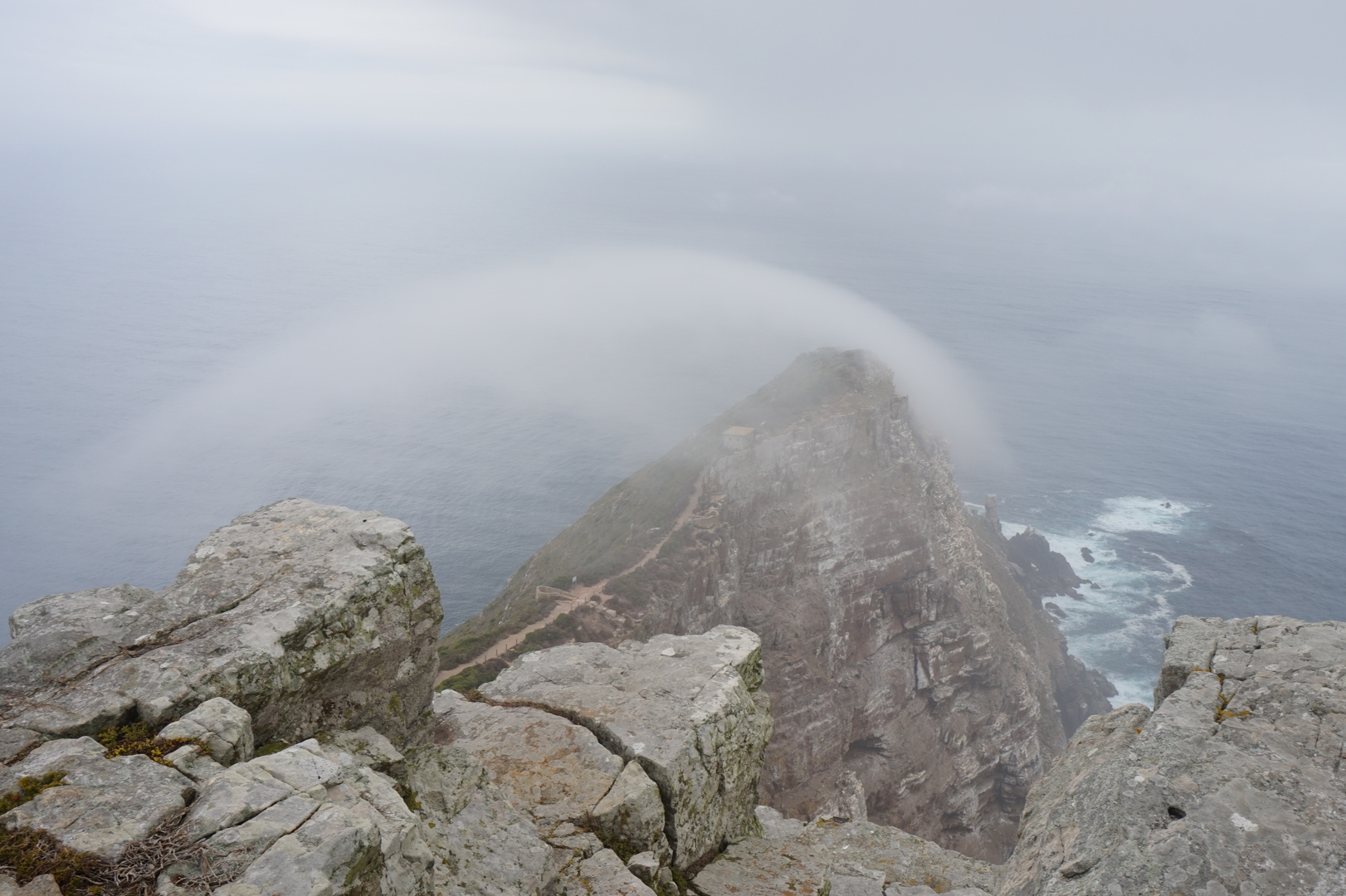 Clouds shadow the Cape of Good Hope