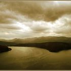 clouds upon lake