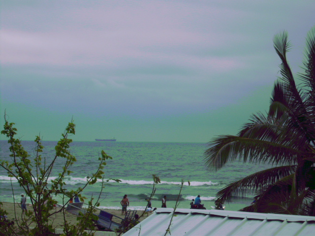 Cloudy afternoon at the beach