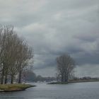 Cloudy autumn dag at the Lek